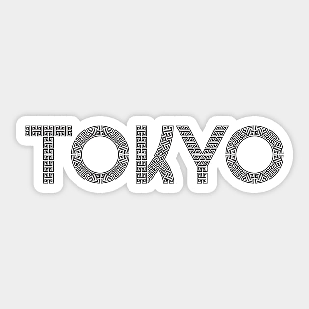 Tokyo Sticker by MrKovach